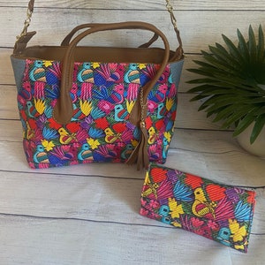Purse and Wallet Set- Large Purse- Fashion Bag - Crossbody Bag - Gift Handbag