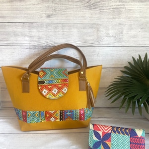 Purse and Wallet Set- Large Purse- Fashion Bag - Crossbody Bag - Gift Handbag- Frida