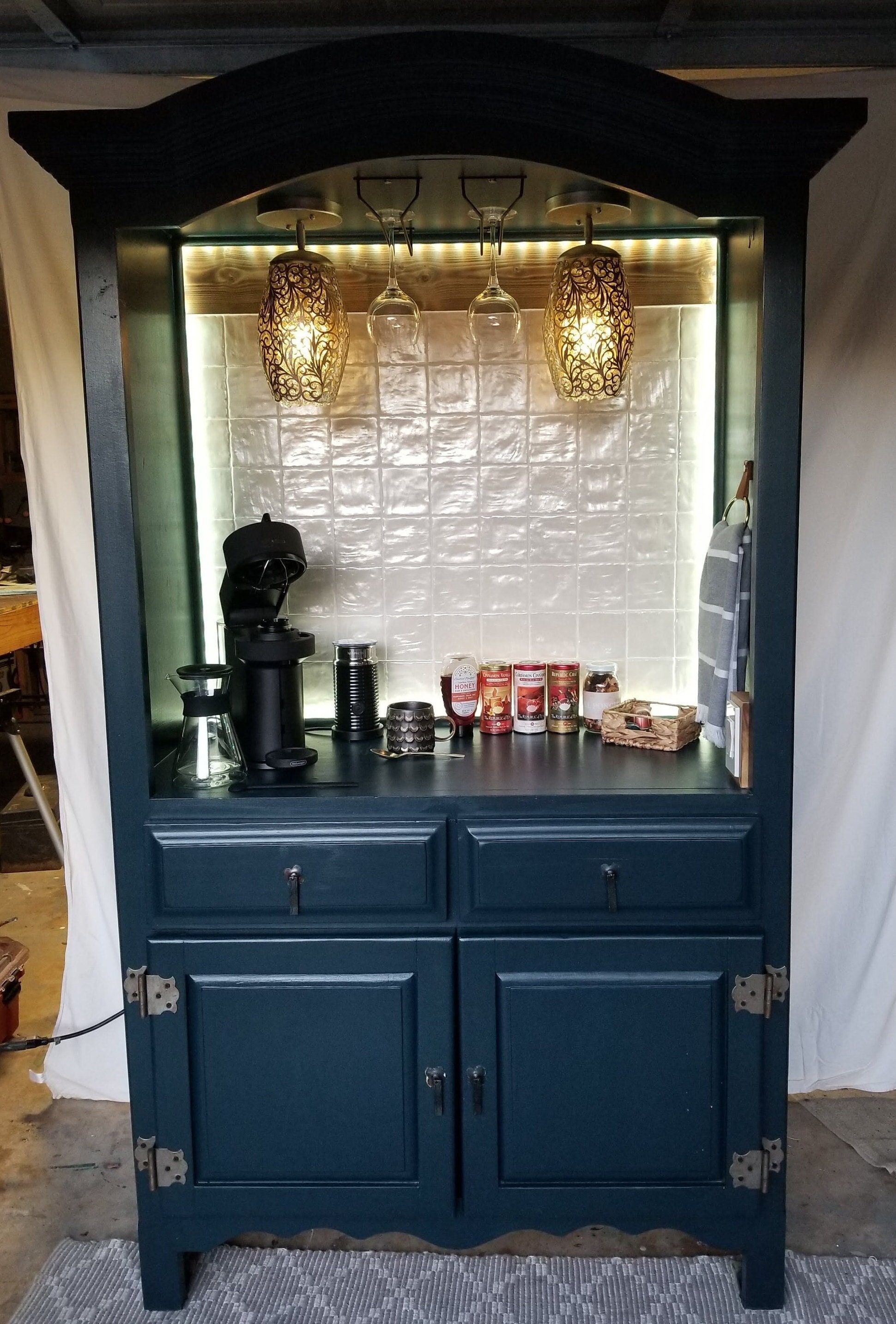 Coffee Station Repurposed Buffet - My Repurposed Life®