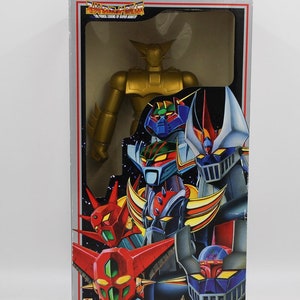 Large gold Getter Robo figurine &quot;The Fierce Legend of super robots&quot; SR-04