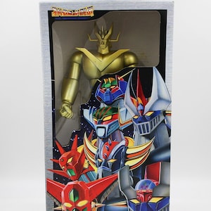 Large gold figurine Mazinger Z 1997 &quot;The Fierce Legend of super robots&quot; SR-02
