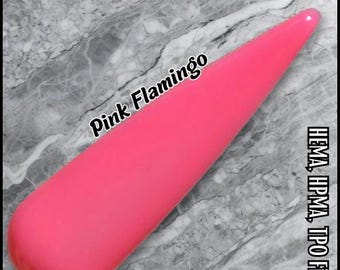 Ultra Pink Flamingo - Milky Neon Solid Color Gels - HEMA, HPMA, TPO Free