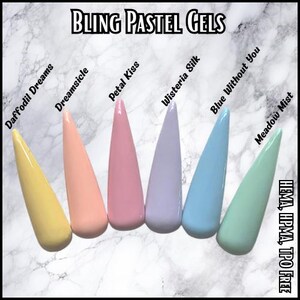 Ultra Petal Kiss Pastel Solid Color Gel - Hema Hpma Tpo Free
