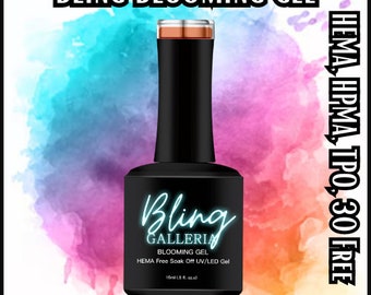 Blooming Gel | Clear | HEMA, HPMA, TPO Free  Nail Art |