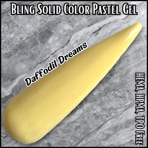 Ultra Petal Kiss Pastel Solid Color Gel - Hema Hpma Tpo Free