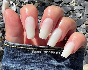 Ultra Milky White Non-Sticky Builder Gel Mani - Hema, Hpma, Tpo Free
