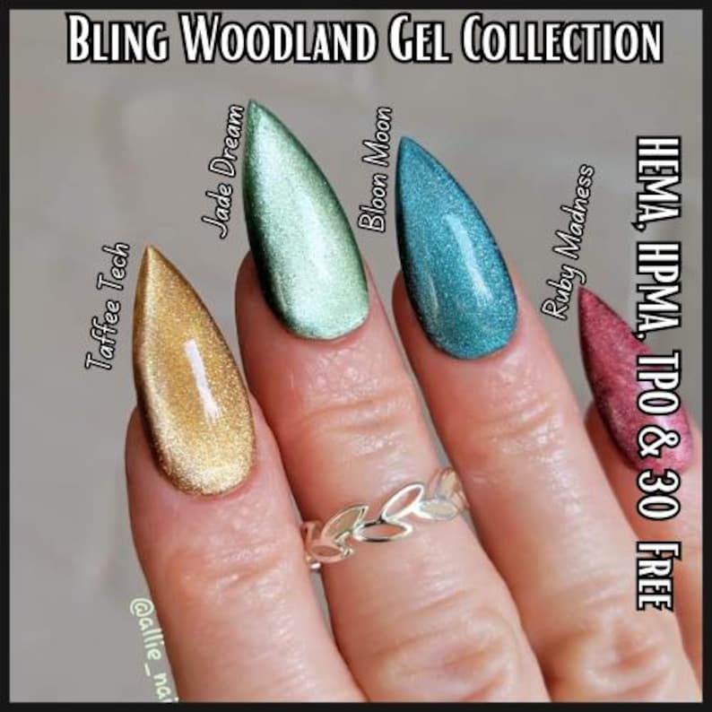 Shimmer Cat Eye Gel Polish Woodland Collection Stepping Stone, Toffee