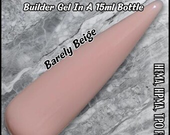 Ultra Barely Beige Builder Gel In Bottle - Hema, Hpma, Tpo Free