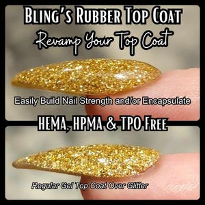 Ultra Rubber Top Coat Gel (No-Wipe) - Hema, Hpma, Tpo Free