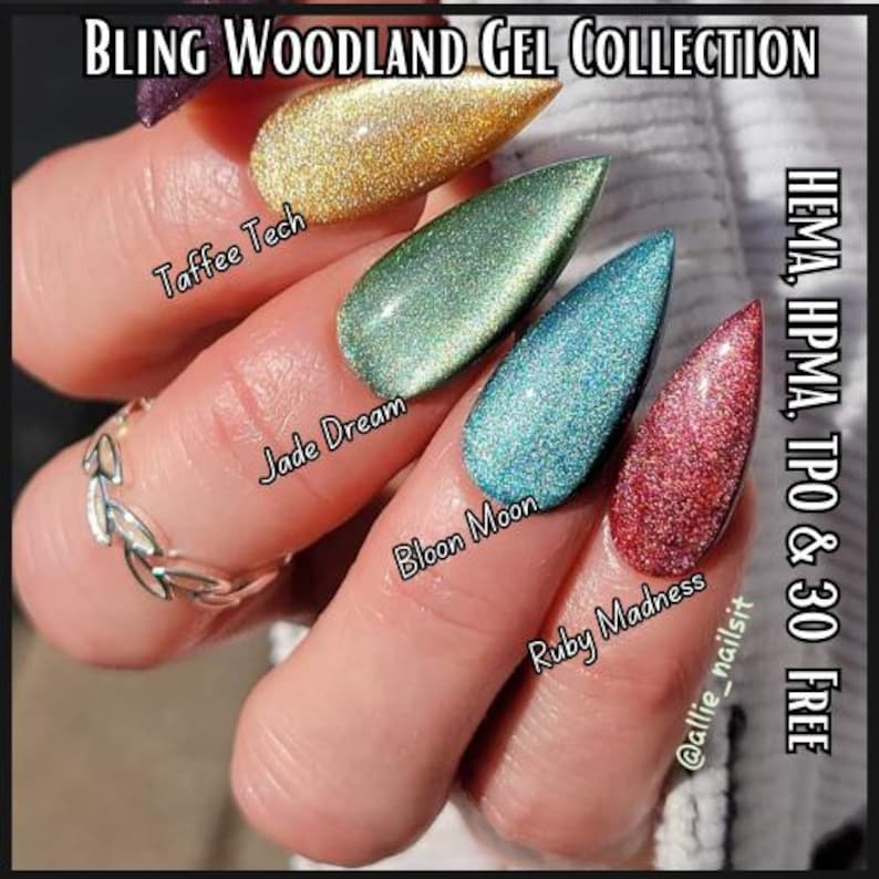 Shimmer Cat Eye Gel Polish Woodland Collection Stepping Stone, Toffee