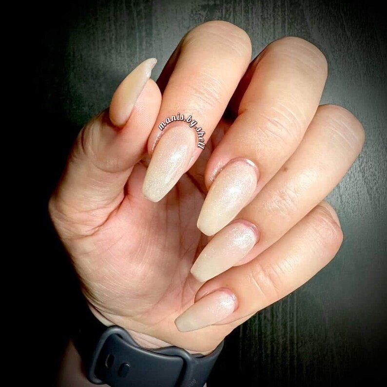 Champagne Rubber Base Gel in Bottle | HEMA, HPMA, TPO Free uv/led | 15ml | Soak Off | Clear | Non-Yellowing | Gel Nail