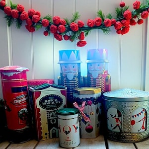 Boîtes de Noël vintage : rangements musicaux rétro à collectionner