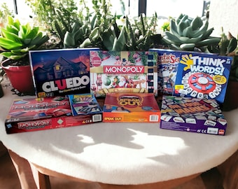 Board Games, Children, Adults, Family Games, Cluedo, Monopoly, Speak Out, Think Words, On Your Marks, Christmas Games, Family Gift,