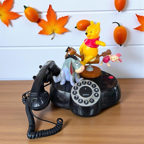 Disney, Winnie the Pooh, Vintage Animated Telephone - Etsy Ireland