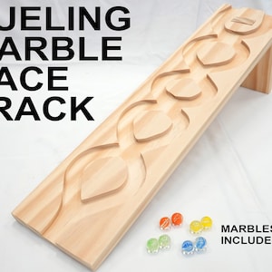 Dueling Marble Race Track - Marble Maze - Marble Run - Marble Crash Course
