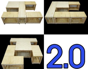 Piani definitivi per banchi da lavoro modulari 2.0