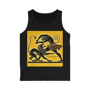Mythical Battle Softstyle Tank Top - Perfect for Gym, Casual Wear, Gifts, Summer Activities, Trendy Workout Gear