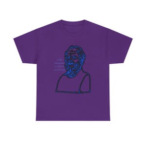 Philosophical Socrates T-Shirt, Ancient Greek Philosophy Top, Unisex Tee Shirt, Classic Greek Thinker Clothing, Philosophy Lover Gift