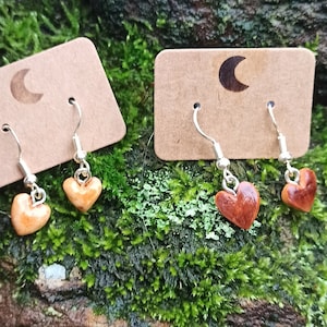 Avocado Ear Rings [Carving, Ear Rings, Jewelry]