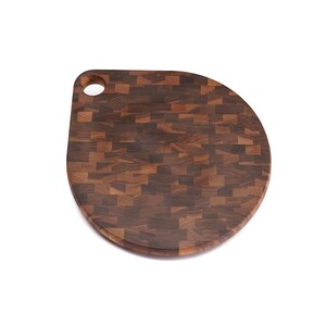 Amish Handcrafted Walnut End Grain Cutting Board – Charcuterie Board