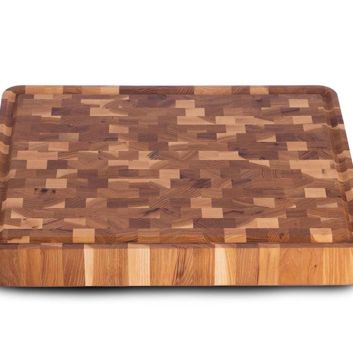 Hickory End Grain Butcher Block: Amish Handcrafted Wood Chopping Block - Etsy