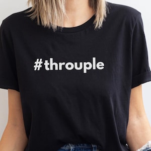 Polyamory Shirt, Minimal Polyamorous T-Shirt, Subtle Polyam Pride Tee For Throuple, Threesome Relationship Gift, Polygamy TShirt