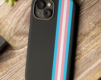 Transgender Phone Case; Trans Pride Flag Iphone Samsung Galaxy Google Pixel TOUGH Case, Gift For Trans MTF FTM Daughter Son Sister Brother