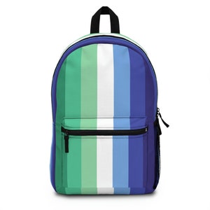 MLM Backpack; Vincian Flag Traveling Bag; Gay Pride Laptop Bag; LGBTQ Pride Parade Travel Bag; LGBT Parade Merch