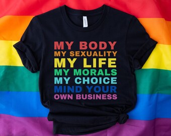 LGBTQ Rights Shirt, Anti Trump Shirt, Pride Equality T-Shirt, Support Gay Rights Tee, Human Rights Social Justice Gift For Queer Ally