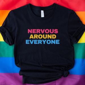 Funny Pansexual Shirt; Subtle Pan Pride Tshirt; Discreet Pansexual Pride Punny Tee; LGBTQ Pride Outfit; Pansexual Flag LGBT Clothing