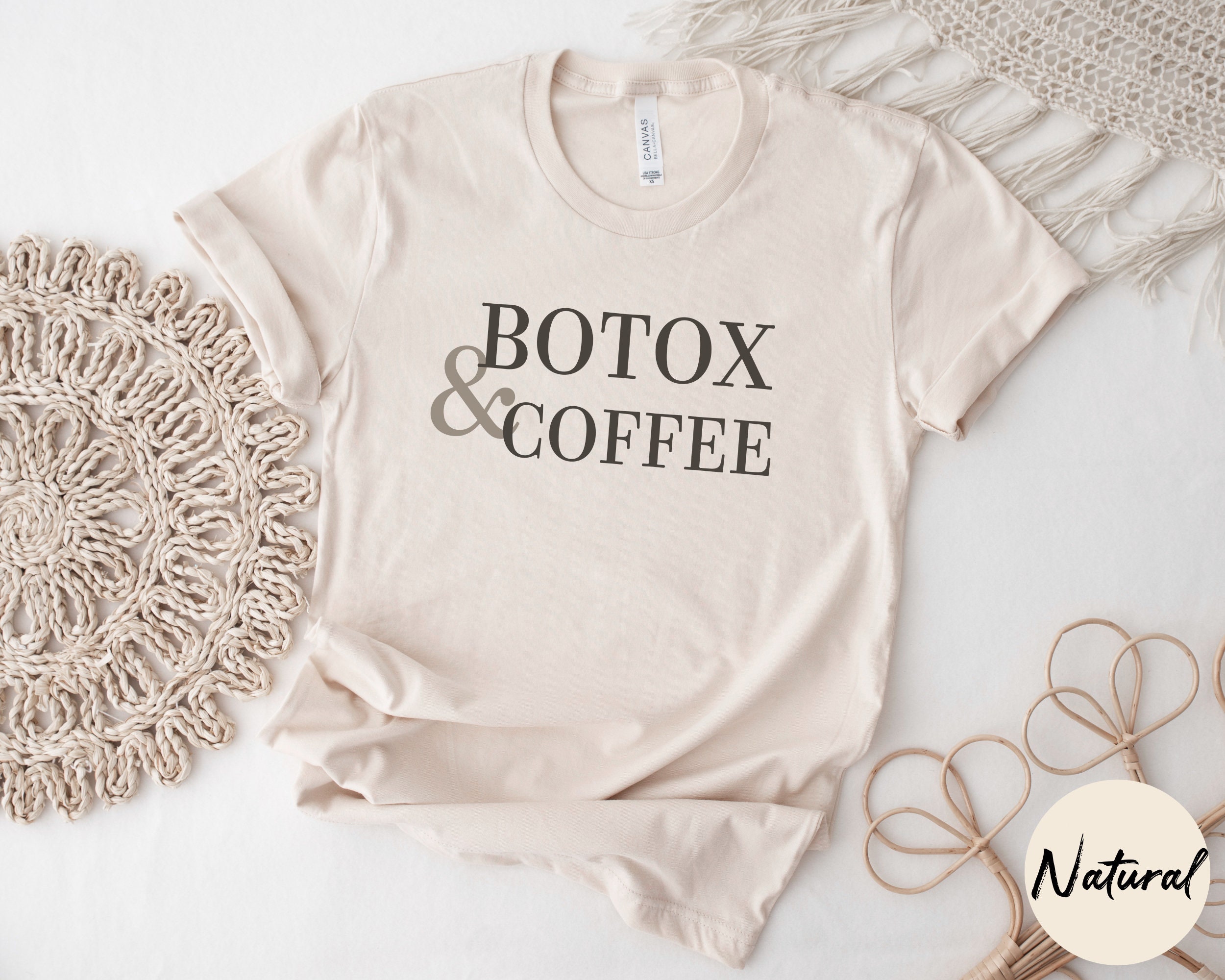 Botox Esthetician Shirt; Coffee Lover Dermatology Shirt; Botox Nurse ...