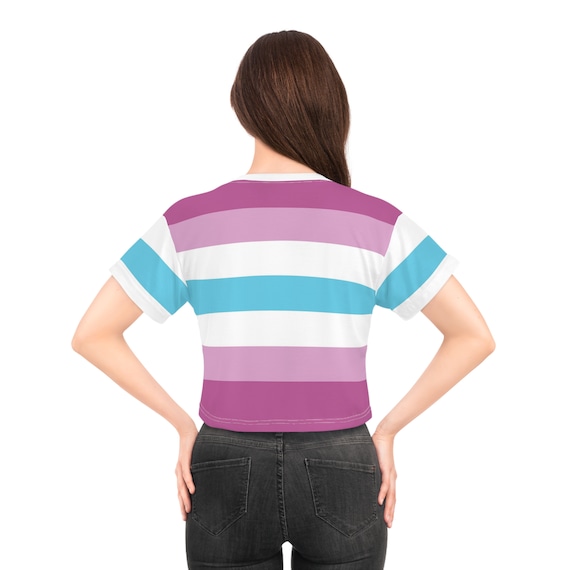 Femboy Clothing, Femboy Flag Pride Crop Top Femboy Sissy Cropped Shirt  Femboy Pride Parade Outfit 