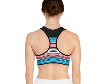 Transgender MTF Sports Bra; Subtle Trans Workout Top; Discreet Pride Non  Padded Racerback Gym Apparel; LGBT Sports Wear