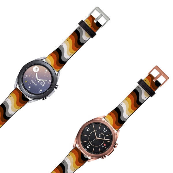 Bear Pride Uhrenarmband für Samsung Galaxy smartwatch; Gay MLM Uhrenarmband, Lgbtq Pride Geschenk, Serie 4 5 6 classic pro - Uhr NICHT ENTHALTEN