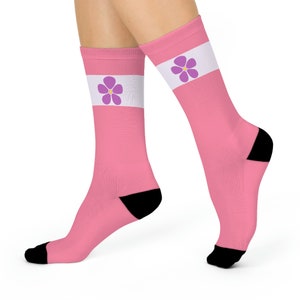 Sapphic Socks, Subtle wlw Pride Socks, glg Discreet LGBTQ Pride Outfit, LGBT Christmas Gift, Cool Unisex Crew Socks