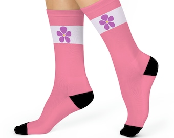 Sapphic Socken, Dezente wlw Pride Socken, glg Dezentes LGBTQ Pride Outfit, LGBT Weihnachtsgeschenk, Coole Unisex Crew Socken