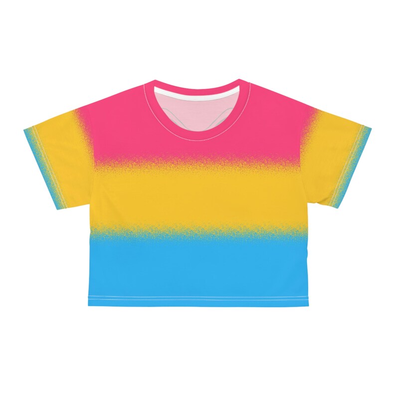 Pansexual Crop Top Pride Outfit for Pride Parade Pan Pride Etsy