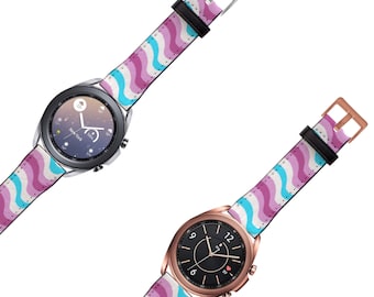 Femboy Watch Band For Samsung Galaxy smartwatch; Sissy Boy Pride Strap, LGBT Pride Gift, Series 4 5 6 7 Classic Pro FE - Watch NOT Included