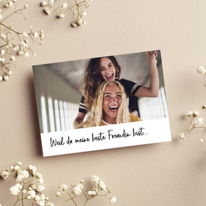 Digitale Vorlage - Willst Du meine Trauzeugin sein - Druck Vorlage - Postkarte - DIN A6 - Weil Du meine beste Freundin bist