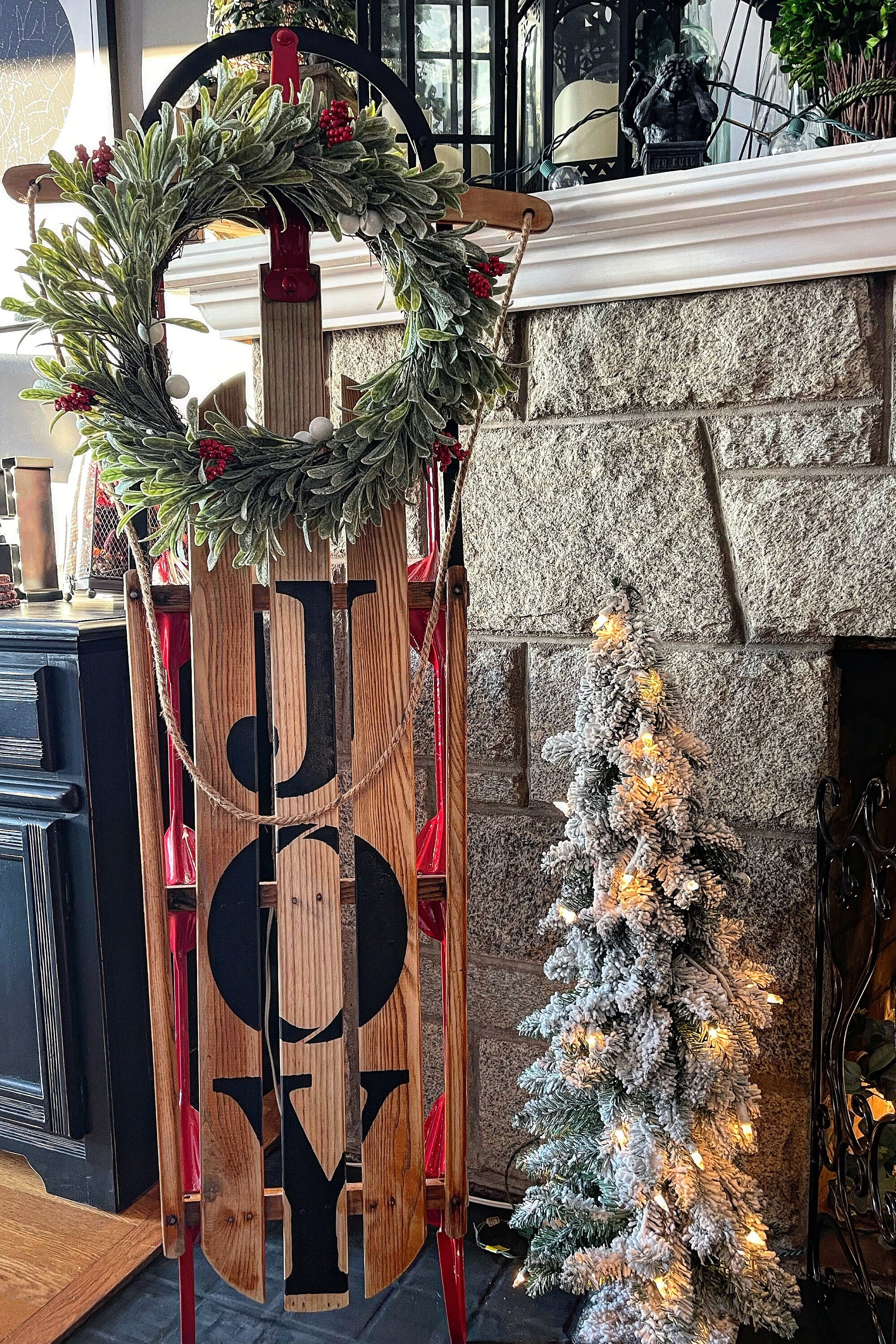 Christmas Sled Decoration - Etsy