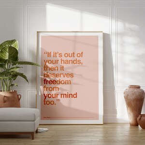 Free Your Mind Motivational Quote Art Print | Digital download print