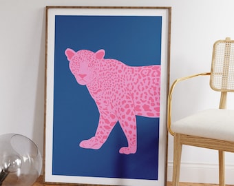 Pink Pop Art Cheetah Print