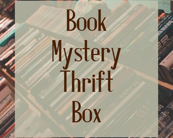 Mystery Box of Books! Thrift Store Dives! Great Gift Idea for Bookworms!