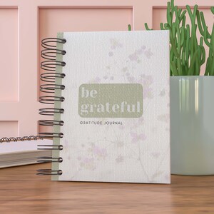 Be Grateful: Printable Gratitude Journal, Ready to Print Digital Download