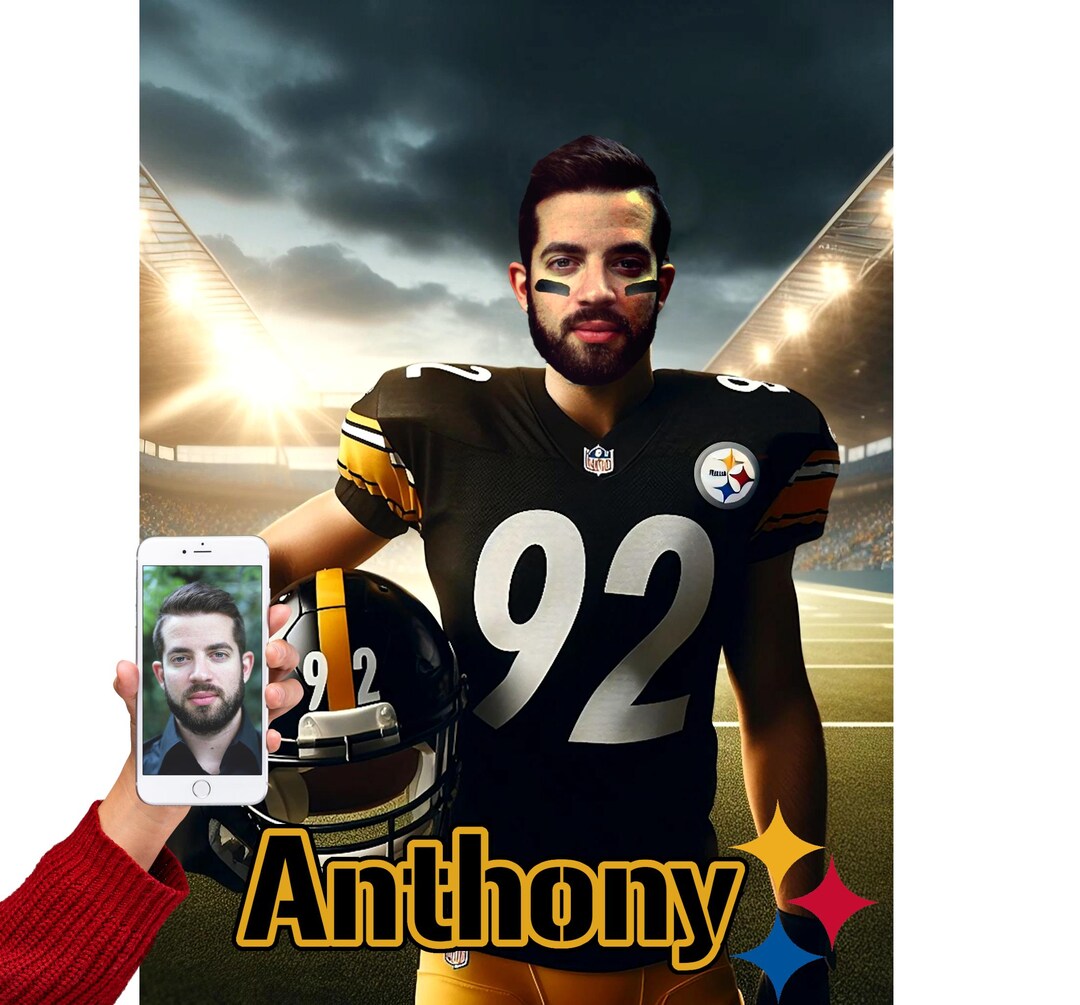NFL Personalized Portrait From Your Photo! Join Your Favorite Football ...