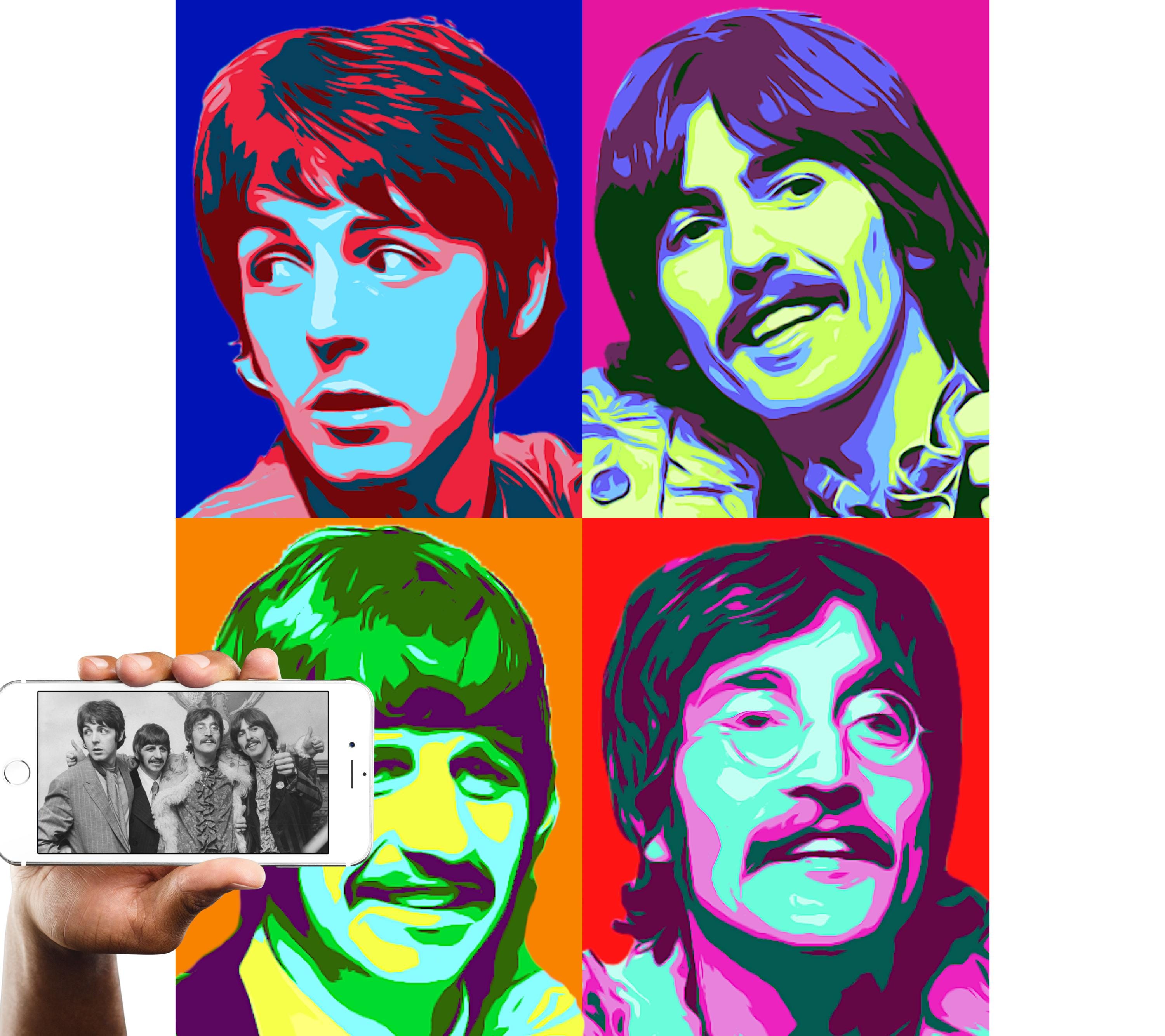 Beatles warhol - Etsy 日本