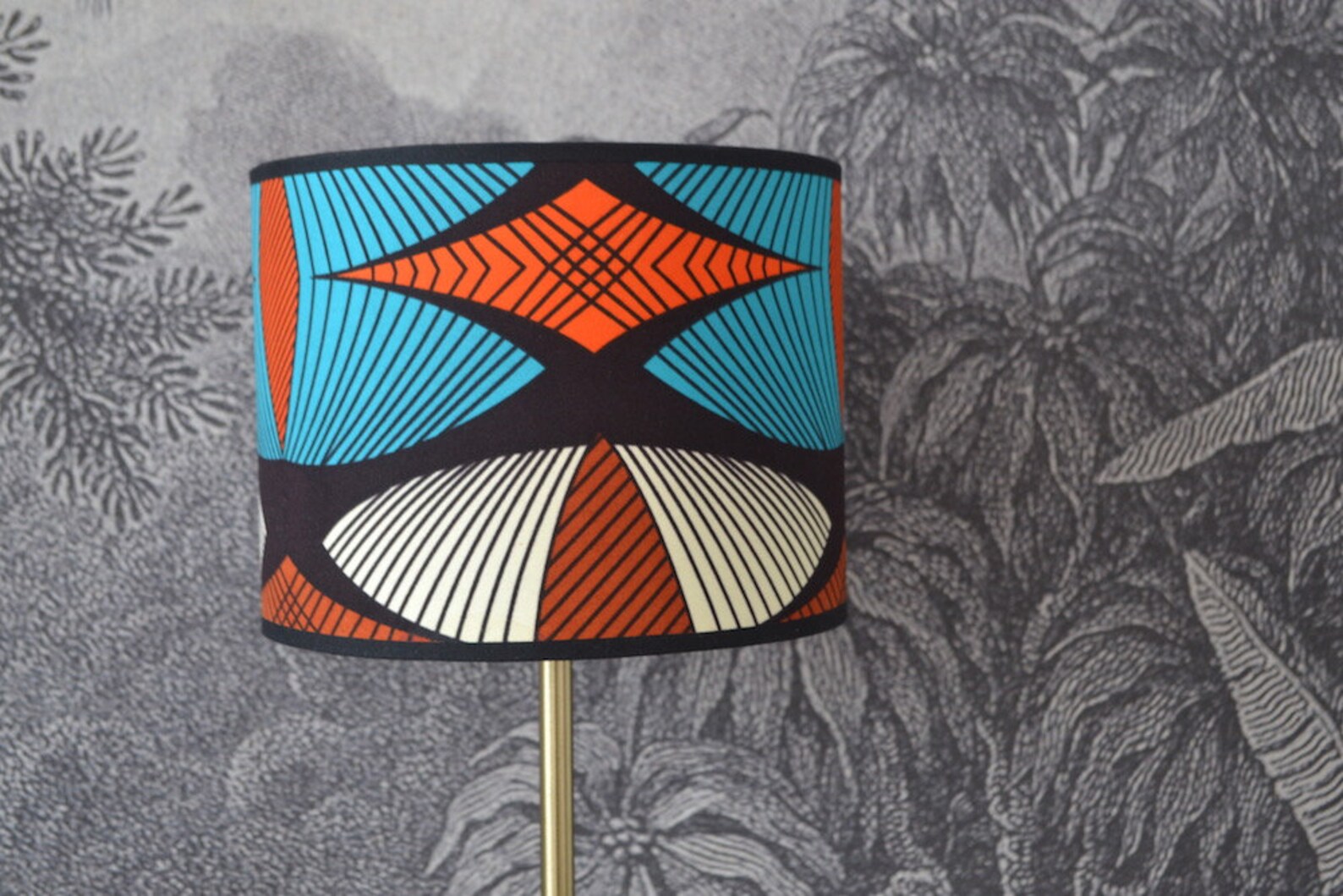Abat jour tissu africain wax lampe à poser wax suspension - Etsy France