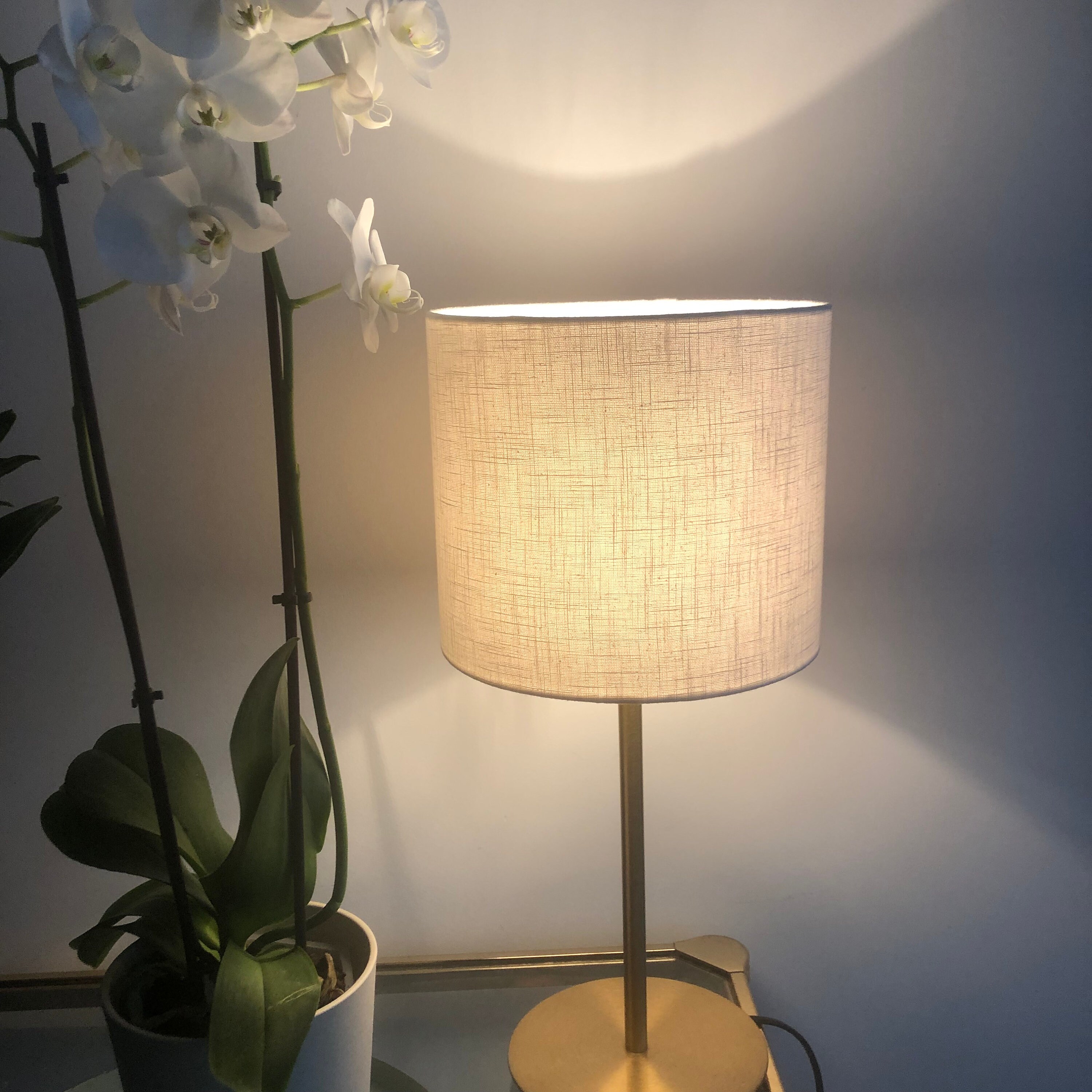 Rayher Abat-Jour Rond Blanc 30cm - Pour Lampe De Plafond Ou Chevet - Polyester - DIY Déco