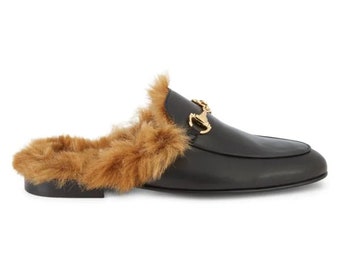 Fur Loafers - Etsy