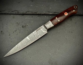 Handmade Damascus steel Paring | kitchen, Chef gift | true layers | Real Wood Handle